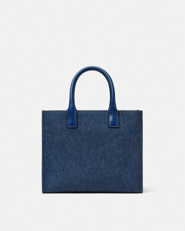 La Medusa Denim Small Tote Bag - Image 7