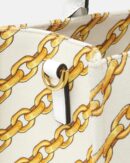 Chain Stripes La Medusa Small Tote Bag