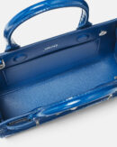 Croc-Effect Medusa '95 Small Tote Bag