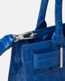 Croc-Effect Medusa '95 Small Tote Bag