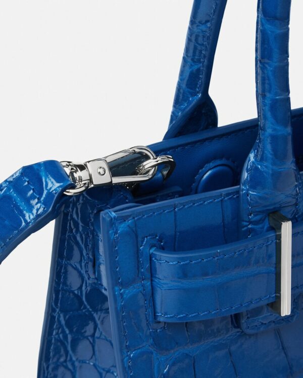 Croc-Effect Medusa '95 Small Tote Bag - Image 4