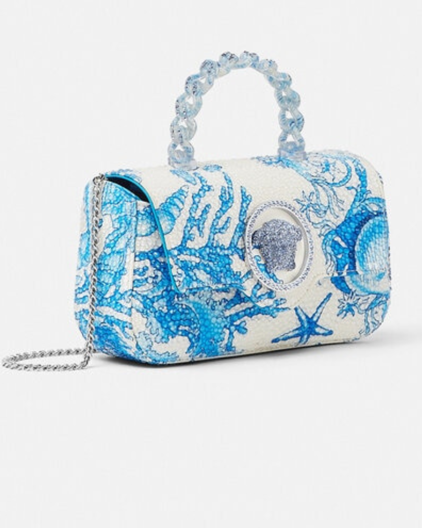 Underwater Barocco La Medusa Mini Bag - White+Blue