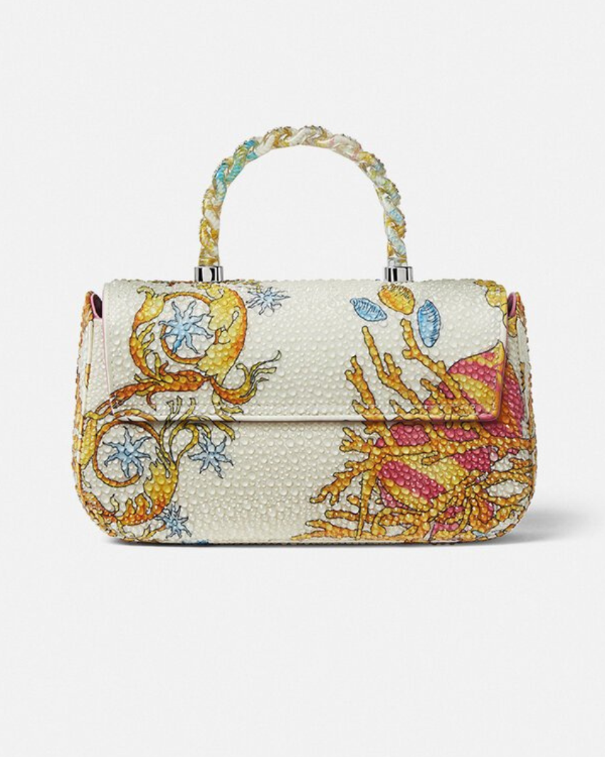 Underwater Barocco La Medusa Mini Bag - Light Blue+White