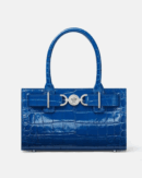 Croc-Effect Medusa '95 Small Tote Bag