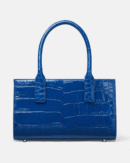 Croc-Effect Medusa '95 Small Tote Bag