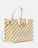 Chain Stripes La Medusa Small Tote Bag
