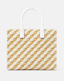 Chain Stripes La Medusa Small Tote Bag