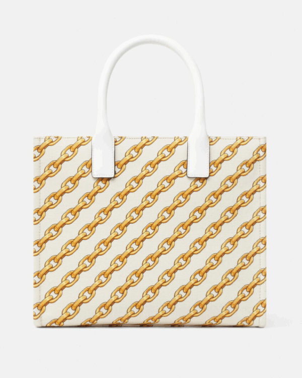 Chain Stripes La Medusa Small Tote Bag - Image 5