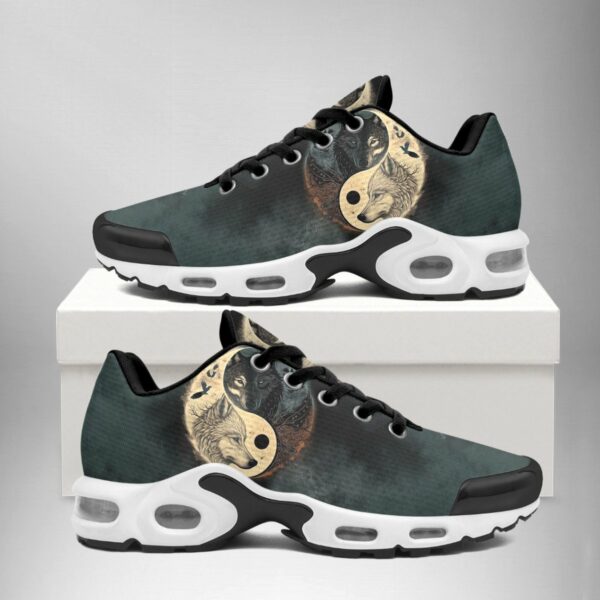 Wolf Black & White Tattoo AM Shoes - Trending Shoes