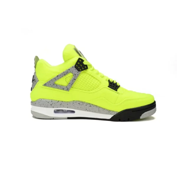 Air Jordan 4 x Pkgod Tagz Plush Fluorescent Yellow