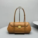 Miu Miu Long Handle Baguette Bag - Camel Brown