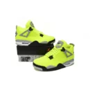 Air Jordan 4 x Pkgod Tagz Plush Fluorescent Yellow