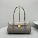 Miu Miu Long Handle Baguette Bag - Taupe Gray