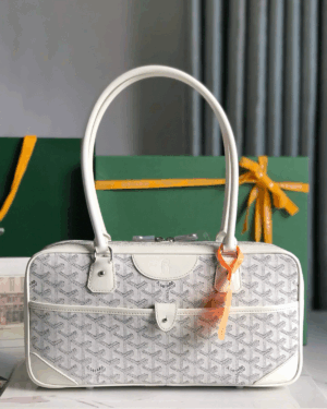 Goyard  Saint Martin Chevron Print Coated Canvas Shoulder Bag