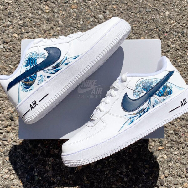 AF1 Custom - Vague Kanagawa - Image 3