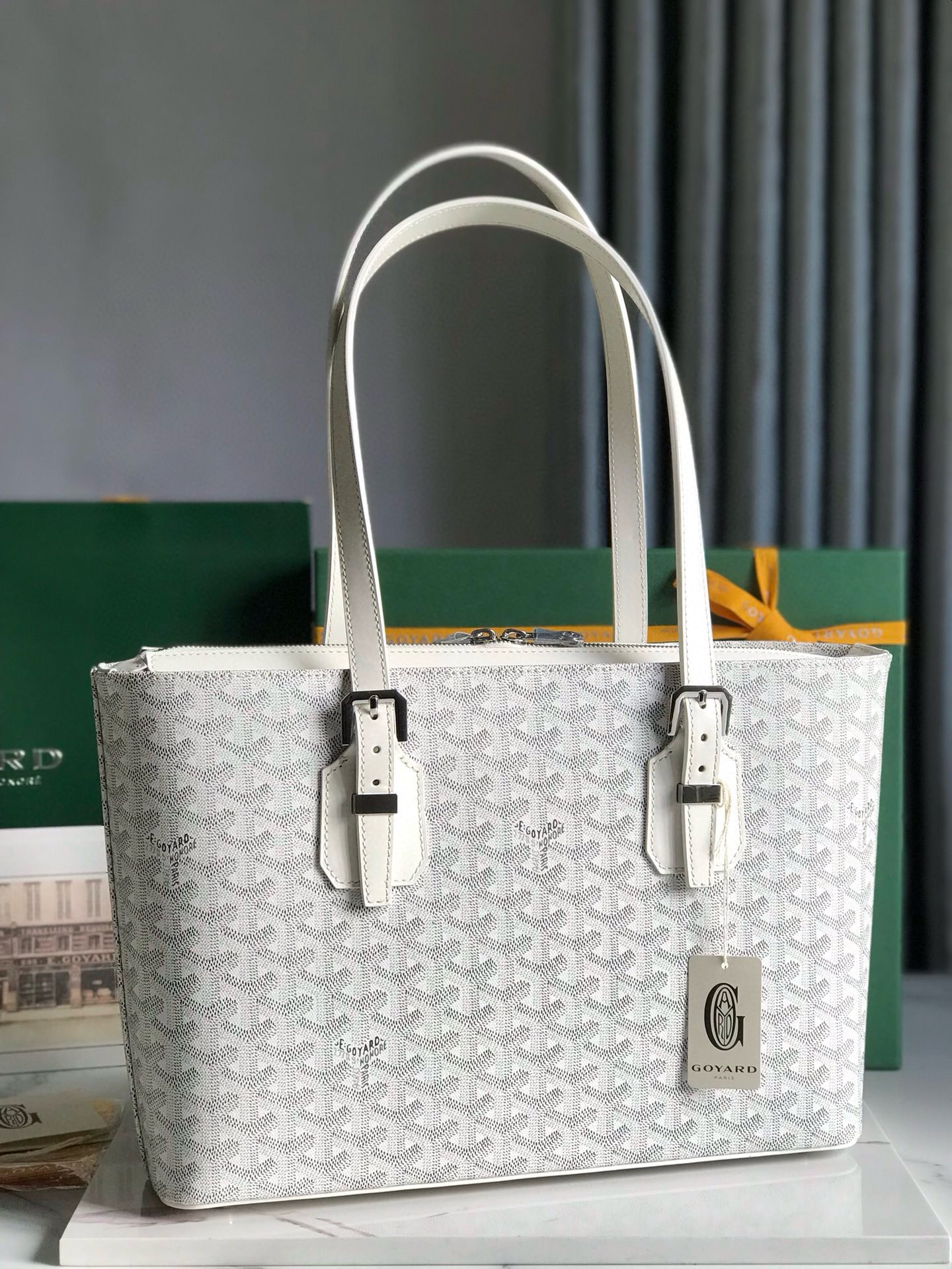 Goyard Okinawa Tote Bag - White