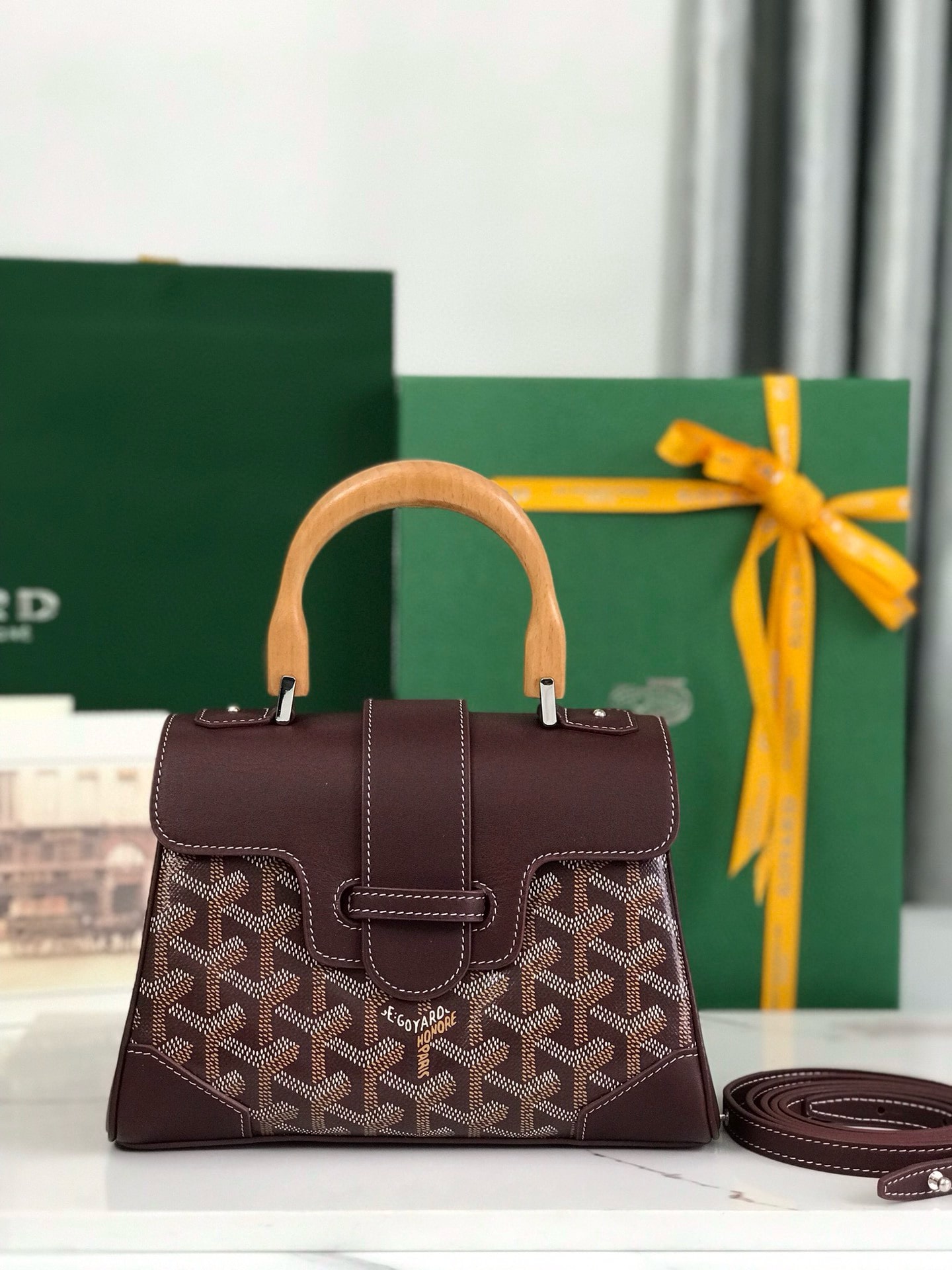 Saïgon Souple Mini Bag - Deep Burgundy