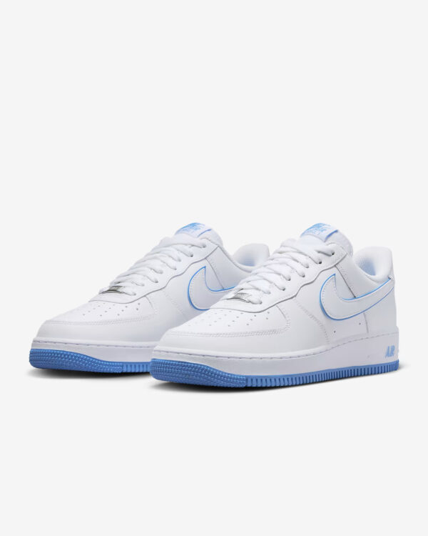 AF1 '07 White University Blue - Image 7