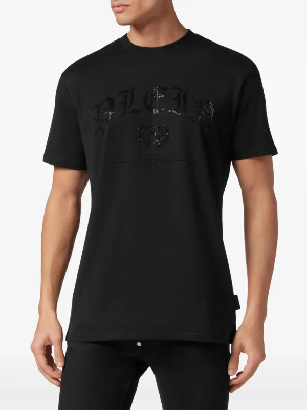 Crystal-embellished cotton T-shirt - Image 2