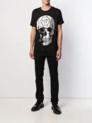 Skull print T-shirt