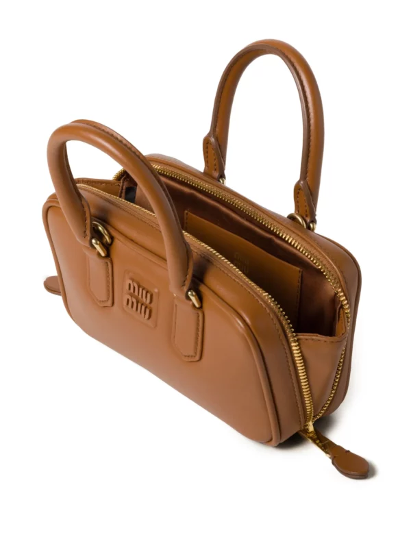 Miu Miu Arcadie Mini Bag - Brown - Image 5