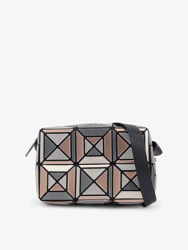 Bao Bao Issey Miyake Ensemble Silver Mix Cross-Body Bag - Image 5