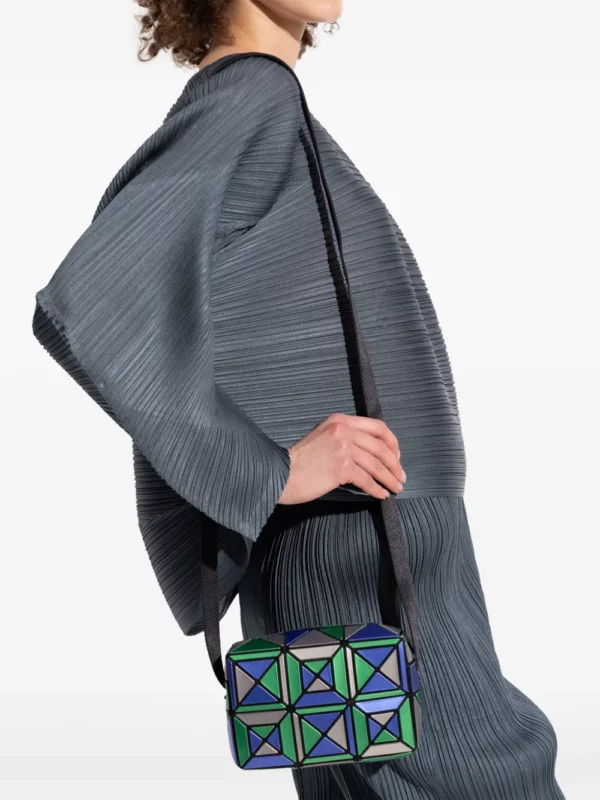 Bao Bao Issey Miyake Ensemble Blue Mix Cross-Body Bag - Image 3