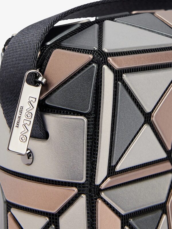 Bao Bao Issey Miyake Ensemble Silver Mix Cross-Body Bag - Image 4
