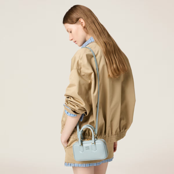 Miu Miu Arcadie Mini Bag - Blue - Image 3