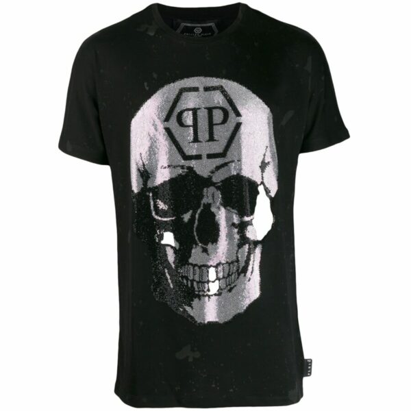 Skull print T-shirt