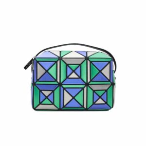 Bao Bao Issey Miyake Ensemble Blue Mix Cross-Body Bag